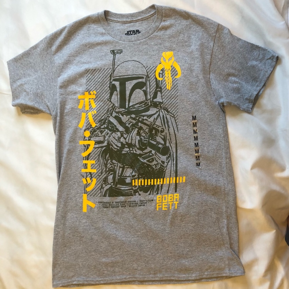 Star Wars Men’s Tee Medium Gray/Green/Yellow - Picture 6 of 10
